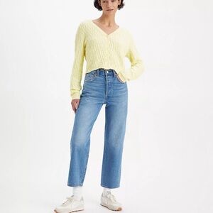 RIBCAGE STRAIGHT ANKLE WOMEN'S JEANS length 27